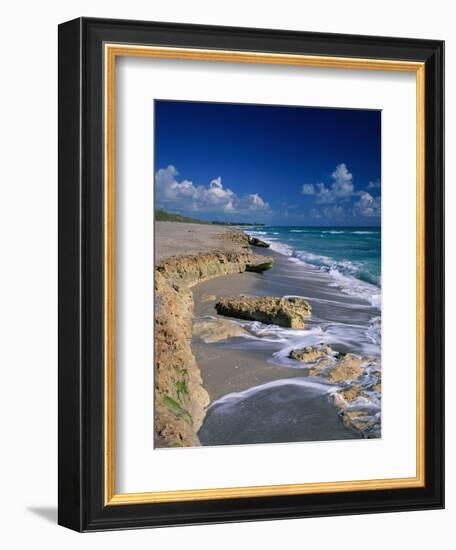 Beach on Jupiter Island-James Randklev-Framed Photographic Print