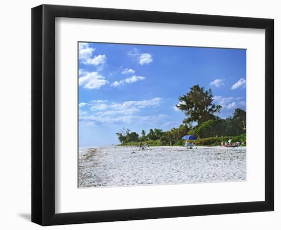 Beach on Sanibel Island, Florida, USA-Charles Sleicher-Framed Photographic Print