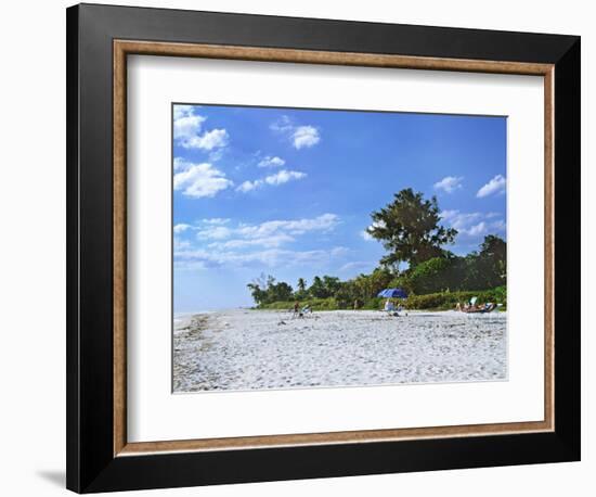 Beach on Sanibel Island, Florida, USA-Charles Sleicher-Framed Photographic Print