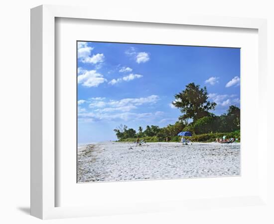 Beach on Sanibel Island, Florida, USA-Charles Sleicher-Framed Photographic Print