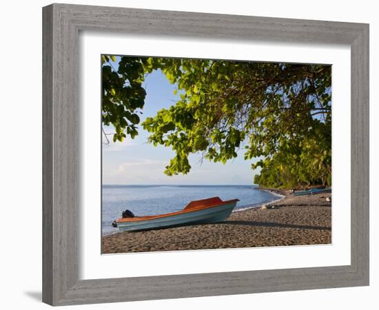 Beach on Savo Island, Solomon Islands, Pacific-Michael Runkel-Framed Photographic Print