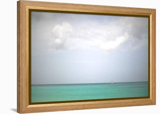 Beach on the Caribbean Island of Grenada-Frank May-Framed Stretched Canvas