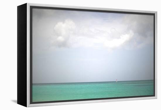 Beach on the Caribbean Island of Grenada-Frank May-Framed Stretched Canvas