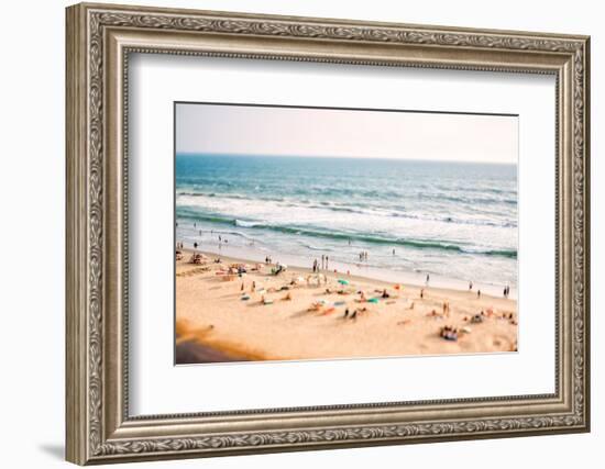 Beach on the Indian Ocean. India (Tilt Shift Lens).-Andrey Armyagov-Framed Photographic Print