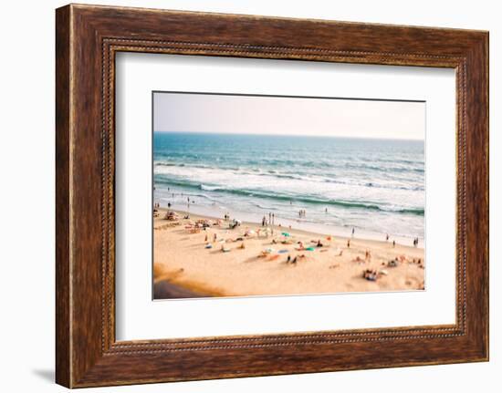 Beach on the Indian Ocean. India (Tilt Shift Lens).-Andrey Armyagov-Framed Photographic Print