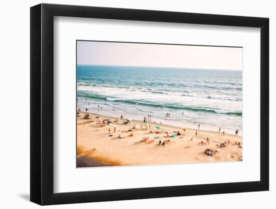 Beach on the Indian Ocean. India (Tilt Shift Lens).-Andrey Armyagov-Framed Photographic Print