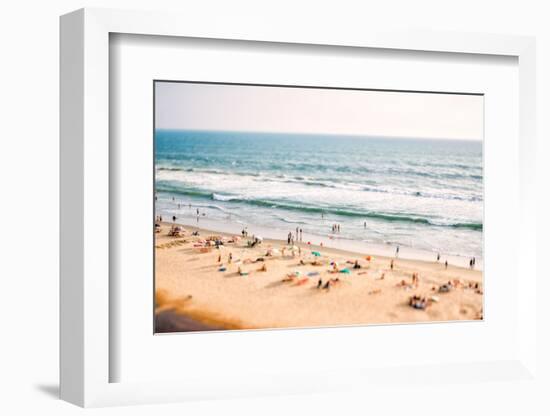 Beach on the Indian Ocean. India (Tilt Shift Lens).-Andrey Armyagov-Framed Photographic Print