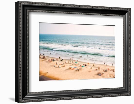 Beach on the Indian Ocean. India (Tilt Shift Lens).-Andrey Armyagov-Framed Photographic Print