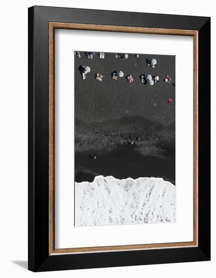 Beach on the Island of La Palma, Puerto Naos La Palma, Spain-Frank Fleischmann-Framed Photographic Print