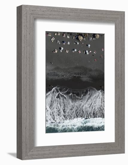 Beach on the Island of La Palma, Puerto Naos La Palma, Spain-Frank Fleischmann-Framed Photographic Print