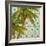 Beach Palm Turquoise Pattern I-Patricia Pinto-Framed Art Print