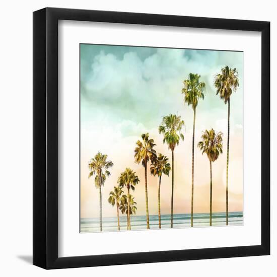 Beach Palms I-Devon Davis-Framed Art Print