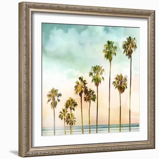 Beach Palms I-Devon Davis-Framed Art Print