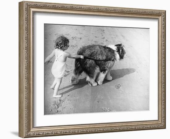 Beach Pals-null-Framed Photographic Print