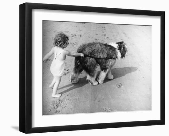 Beach Pals-null-Framed Photographic Print