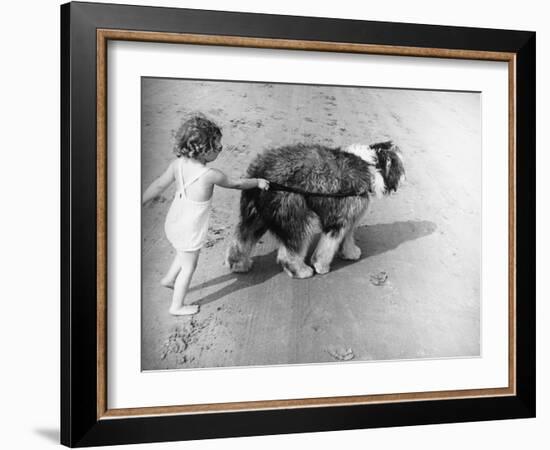 Beach Pals-null-Framed Photographic Print