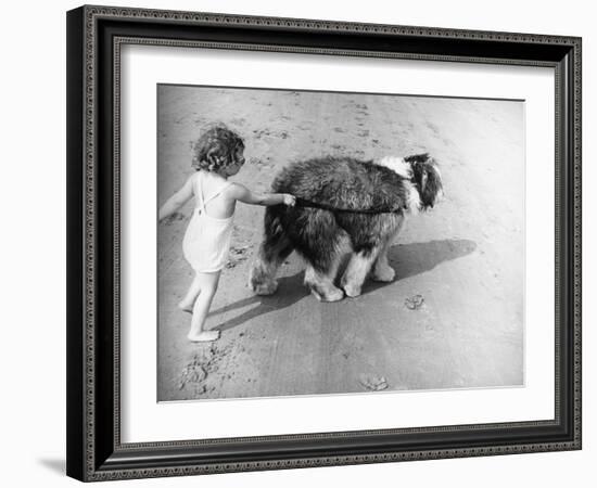 Beach Pals-null-Framed Photographic Print