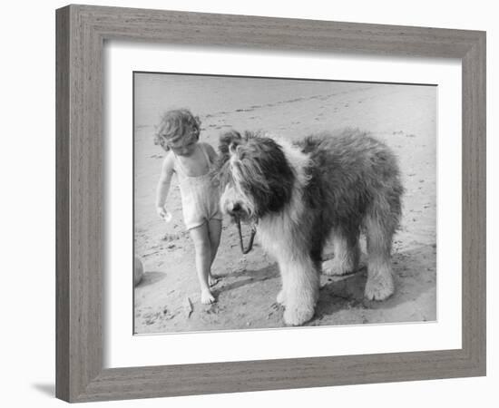 Beach Pals-null-Framed Photographic Print