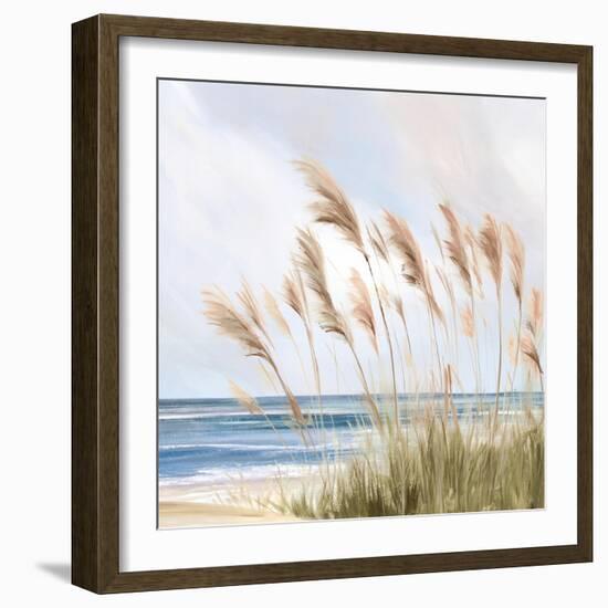 Beach Pampas-Isabelle Z-Framed Art Print