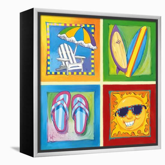 Beach Panel-Scott Westmoreland-Framed Stretched Canvas