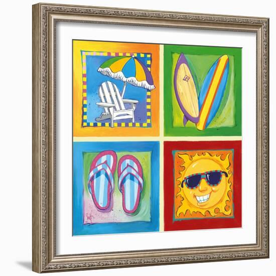 Beach Panel-Scott Westmoreland-Framed Art Print