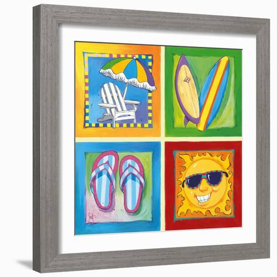 Beach Panel-Scott Westmoreland-Framed Art Print