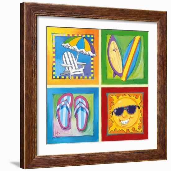 Beach Panel-Scott Westmoreland-Framed Art Print