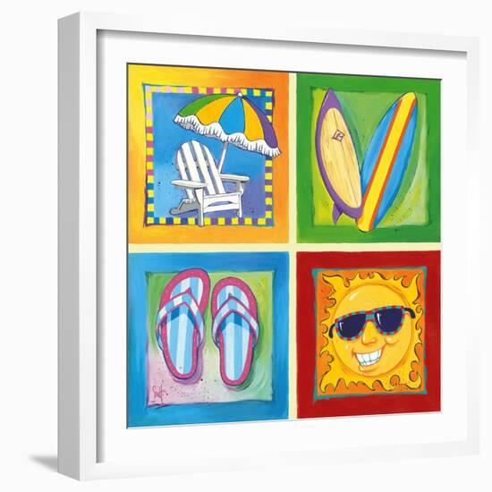 Beach Panel-Scott Westmoreland-Framed Art Print