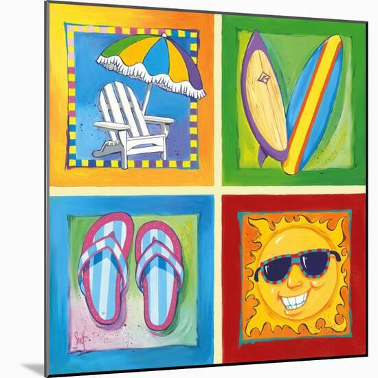 Beach Panel-Scott Westmoreland-Mounted Art Print