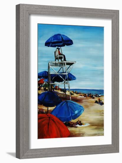 Beach Parade-Sydney Edmunds-Framed Giclee Print