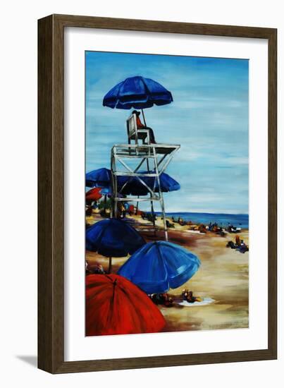 Beach Parade-Sydney Edmunds-Framed Giclee Print