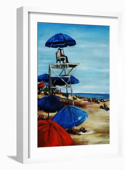 Beach Parade-Sydney Edmunds-Framed Giclee Print