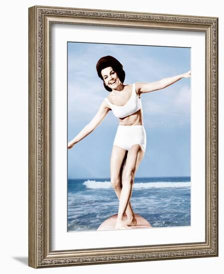 Beach Party, Annette Funicello, 1963-null-Framed Photo