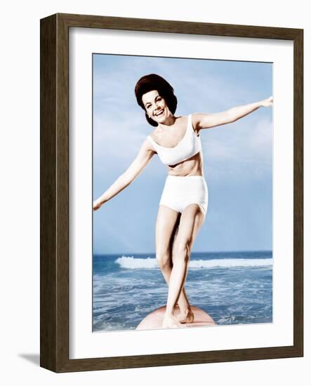 Beach Party, Annette Funicello, 1963-null-Framed Photo