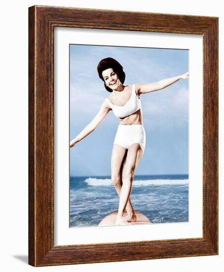 Beach Party, Annette Funicello, 1963-null-Framed Photo