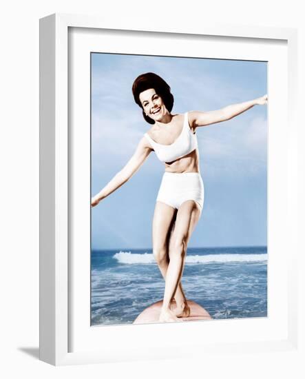 Beach Party, Annette Funicello, 1963-null-Framed Photo