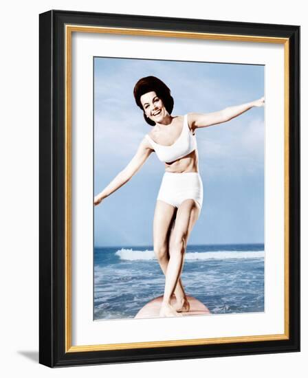 Beach Party, Annette Funicello, 1963-null-Framed Photo