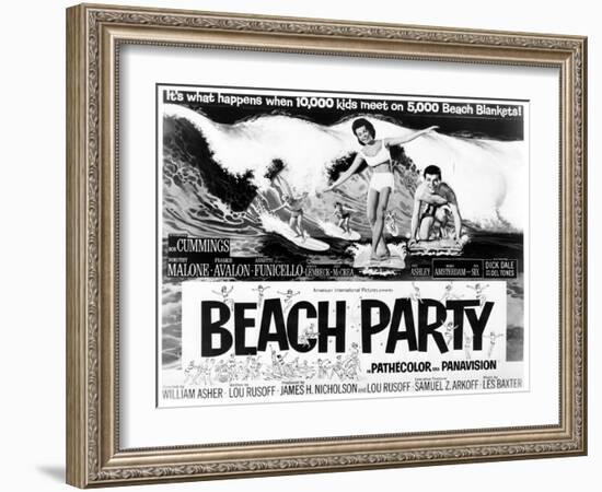 Beach Party - Lobby Card Reproduction-null-Framed Photo