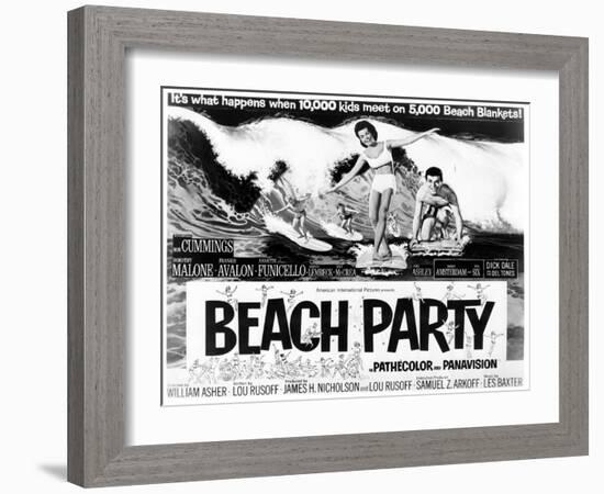 Beach Party - Lobby Card Reproduction-null-Framed Photo