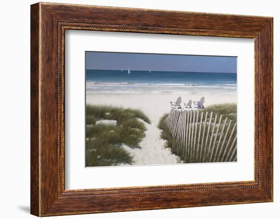 Beach Path-Zhen-Huan Lu-Framed Art Print