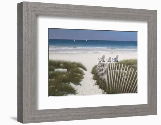 Beach Path-Zhen-Huan Lu-Framed Art Print