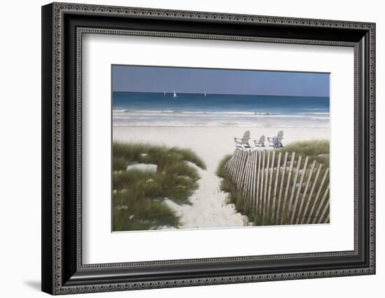 Beach Path-Zhen-Huan Lu-Framed Art Print