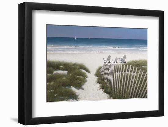 Beach Path-Zhen-Huan Lu-Framed Art Print