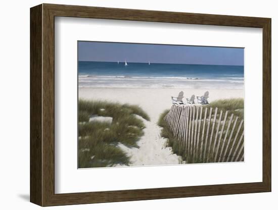 Beach Path-Zhen-Huan Lu-Framed Art Print