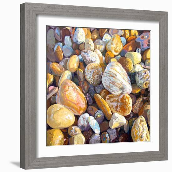 Beach Pebbles, 2007-Martin Decent-Framed Giclee Print