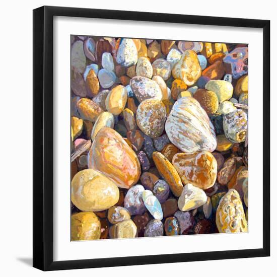 Beach Pebbles, 2007-Martin Decent-Framed Giclee Print