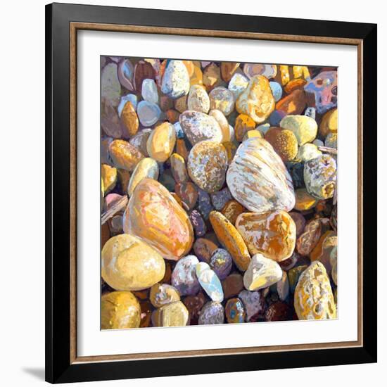 Beach Pebbles, 2007-Martin Decent-Framed Giclee Print