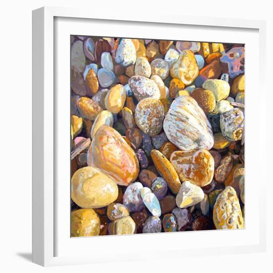 Beach Pebbles, 2007-Martin Decent-Framed Giclee Print