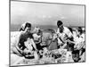 Beach Picnic-null-Mounted Photographic Print