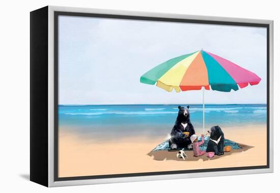 Beach Picnic-Nancy Tillman-Framed Stretched Canvas